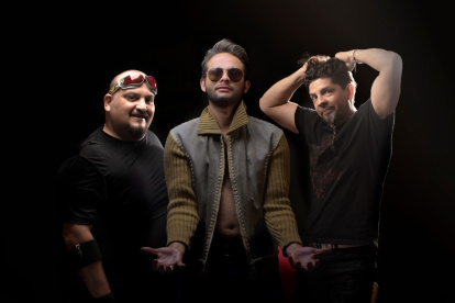 Fabricio Córdova, Fernando Lara y Paul Segura, los integrantes de Van Mozart.