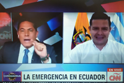 Durante el encuentro, que fue solicitado por las autoridades ecuatorianas, hubo gritos y acusaciones y muy pocas cifras y precisiones.