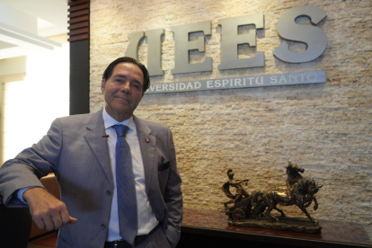 Carlos Ortega es canciller de la Universidad de Especialidades Espíritu Santo (UEES)