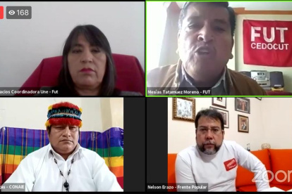 Los sectores sociales brindaron una rueda de prensa