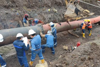 Petroecuador señaló que durante los trabajos no se presentaron accidentes laborales.