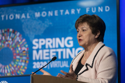 La directora del FMI, Kristalina Georgieva, señaló que las autoridades ecuatorianas trabajan en mejorar la sostenibilidad fiscal.