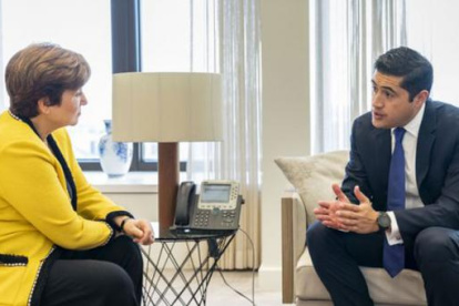 La titular del FMI, Kristalina Georgieva, aprobó los ajustes que hizo Ecuador a las estadísticas fiscales.