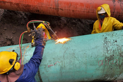 Se realizó un trazado alternativo para retomar la transportación de petróleo en estos días.