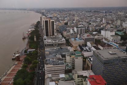 La ciudad desde las alturas.