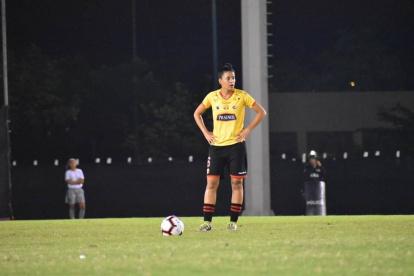La jugadora venezolana Alexyar Cañas fichó el año anterior por Barcelona.