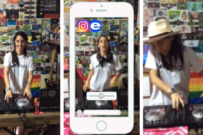 María José Pino Kalil es DJ Chincha. Tocó 4 horas en la fiesta virtual de EXPRESO.