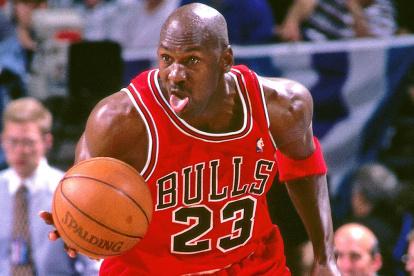 Michael Jordan, quien para muchos ha sido el mejor basquetbolista de todos los tiempos.