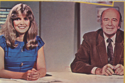 Lourdes junto a Alberto Borges con quien formó un "match" inolvidable.