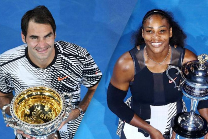 Roger Federer y Serena Williams, ambos ya con 38 años de edad, son a criterio de la extenista los que más sentirán más la ausencia este año de Wimbledon.