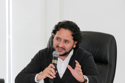 El ministro de Telecomunicaciones, Andrés Michelena