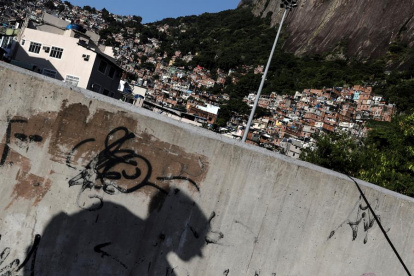 Una imagen de la favela Rocinha, la más popular de Río de Janeiro.
