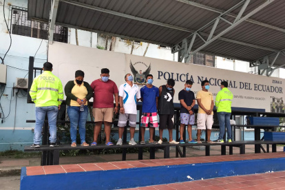 Captura. Ocho personas fueron detenidas en medio del operativo "Impacto 2".