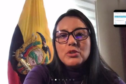 La directora del Sercop, Silvana Vallejo, detalla las herramientas para la revisión de compras