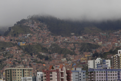 Vista panorámica de la ciudad de El Alto, en La Paz, Bolivia