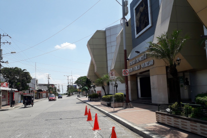 El coliseo Humberto Andrade, en la cabecera cantonal de Samborondón, fue catalogado como centro temporal de aislamiento.