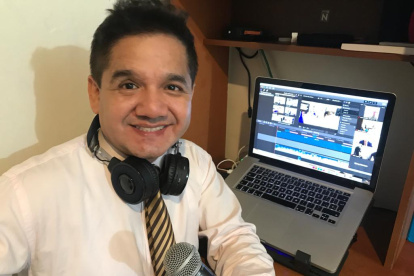 El presentador y reportero retomó sus actividades tras recuperarse de la enfermedad.