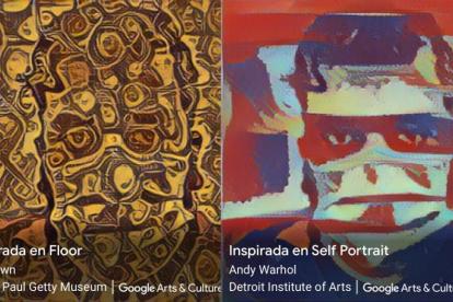 Google Art Transfer además brinda información sobre el cuadro y el artista durante el proceso de transformación de tu imagen.