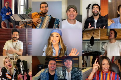 La canción reune el trabajo de varios artistas latinos.