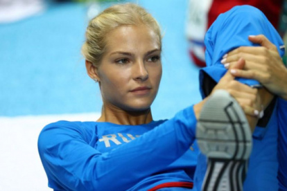 La atleta Darya Klishina no solo destaca por su talento en el deporte sino también por su belleza.