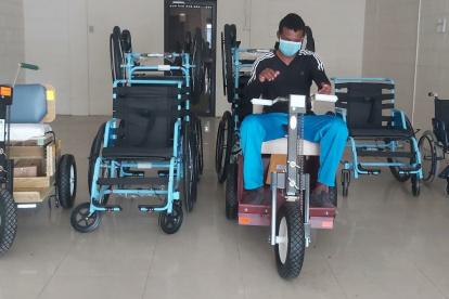 Las donaciones de los carros PET llegan a personas con movilidad reducida para que puedan valerse por sí mismas dentro y fuera de casa.