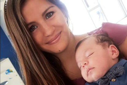 Anggie Avegno se siente motivada por su hijo Ian.