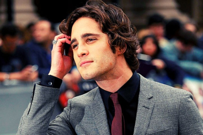 Diego Boneta, protagonista de "Luis Miguel, la serie", durante una presentación pública.