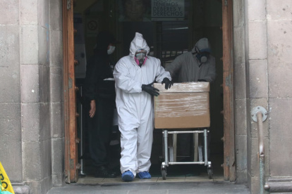 Caso. En una casa de Salud del centro histórico de Quito se efectuó uno de los levantamientos de cadáveres.