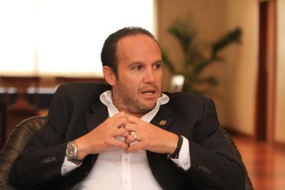 Francisco Egas, directivo de la Federación Ecuatoriana de Fútbol.