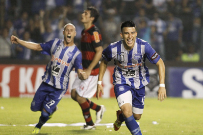 Fernando Gaibor marcó un gol dramático en el duelo contra Flamengo en 2012.