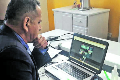 Acceso. El abogado Colberth.