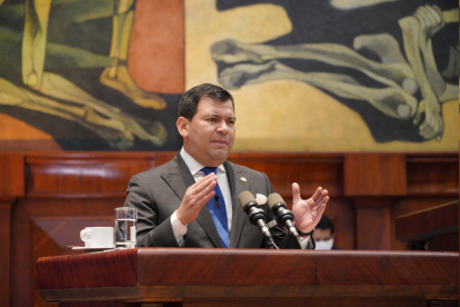 El presidente de la Asamblea Nacional habló sobre los proyectos logrados por el brazo legislativo.