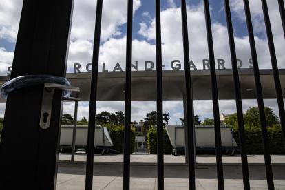 Desolación. El complejo que alberga el torneo lucía ayer cerrado, un día en el que años atrás miles de personas entraban y salían.