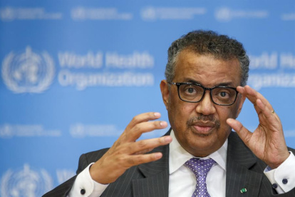 El director general de la Organización Mundial de la Salud (OMS), Tedros Adhanom Ghebreyesus.