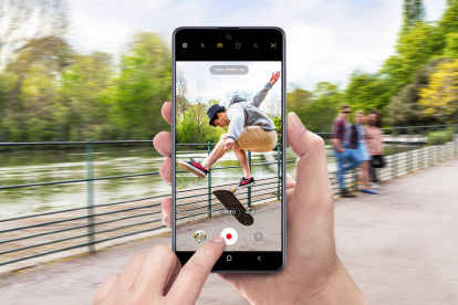 La cámara principal del A71 es de 64MP.