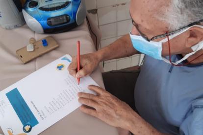 Acciones. Los residentes del Hogar Corazón de Jesús realizan una serie de actividades.