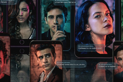 Imagen promocional de la reciente estrena ficción de corte juvenil.