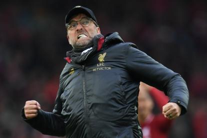 Jürgen Klopp, entrenador del Liverpool, puntero de la Premier inglesa.