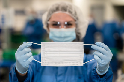 Referencial. Las mascarillas descartables están entre los insumos cuestionados