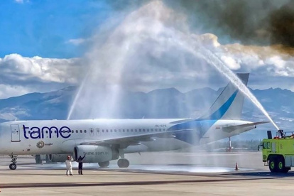 Avión de Tame. La empresa pública será liquidada