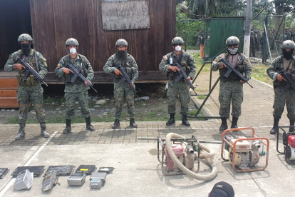 En Selva Alegre, Esmeraldas se inhabilita un campo minero