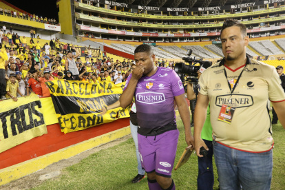 Luis Caicedo tuvo su partido de despedida en Barcelona, en 2017.