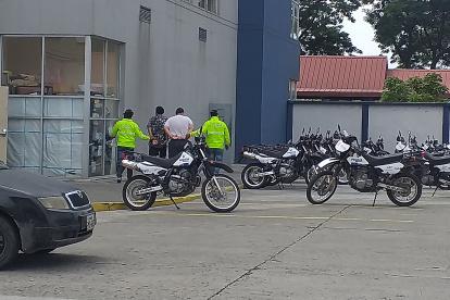 Captura. Los sujetos fueron detenidos este lunes 1 de junio en el sector de la Alborada.