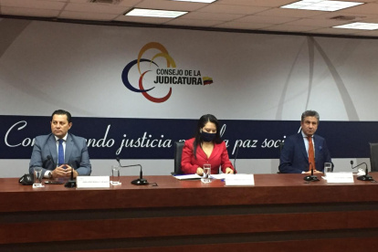 La presidenta del Consejo de la Judicatura María del Carmen Maldonado informó que se reestablecen las actividades desde este jueves.