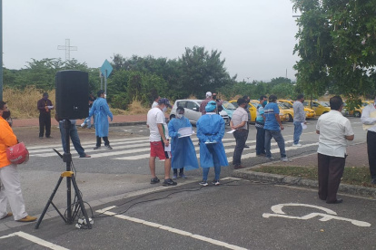 Pruebas. Se hicieron en los exteriores del Parque Samanes, en Guayaquil.
