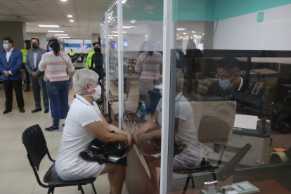 Miembros del Consejo de la Judicatura recorrieron este jueves las instalaciones del Complejo Judicial norte de Quito.