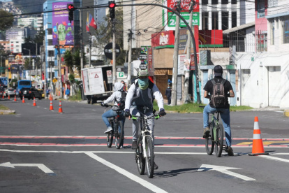 A los ciclistas se le exige el uso de las mascarillas y tomar todas las medidas de seguridad para su traslado.