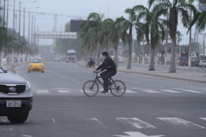 Las personas se levantaron hoy con la sorpesiva presencia de las cenizas.