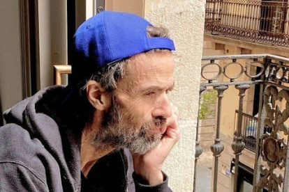 El líder de la banda Jarabe de Palo, durante los días de cuarentena.