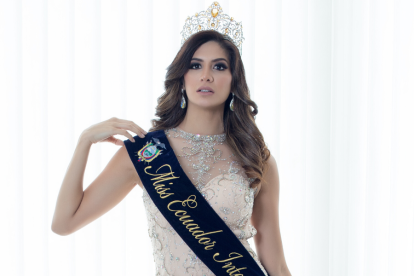 Jocelyn en el año 2017 cuando participó en Miss International.
